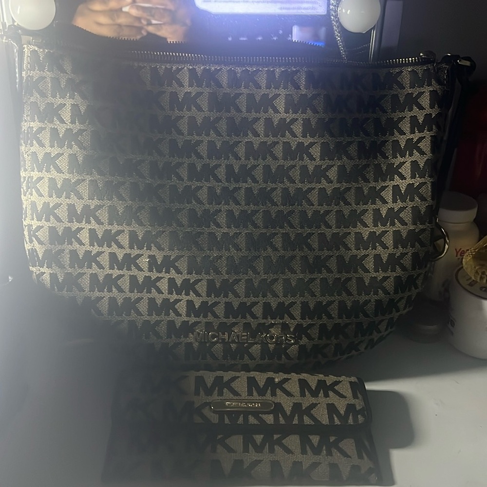 Michael Kors handbag and wallet